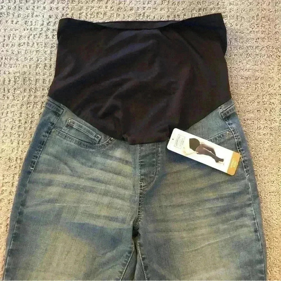 Levi Strauss Signature Gold Maternity Skinny Premium Panel Simply Stretch size L - Picture 4 of 16